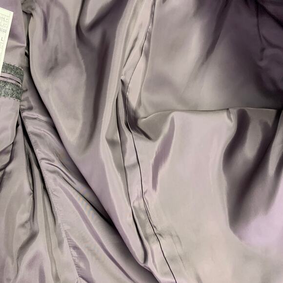 Z ZEGNA Size 40 Long Grey Angora Blend Single Breasted Sport Coat - Picture 7 of 7